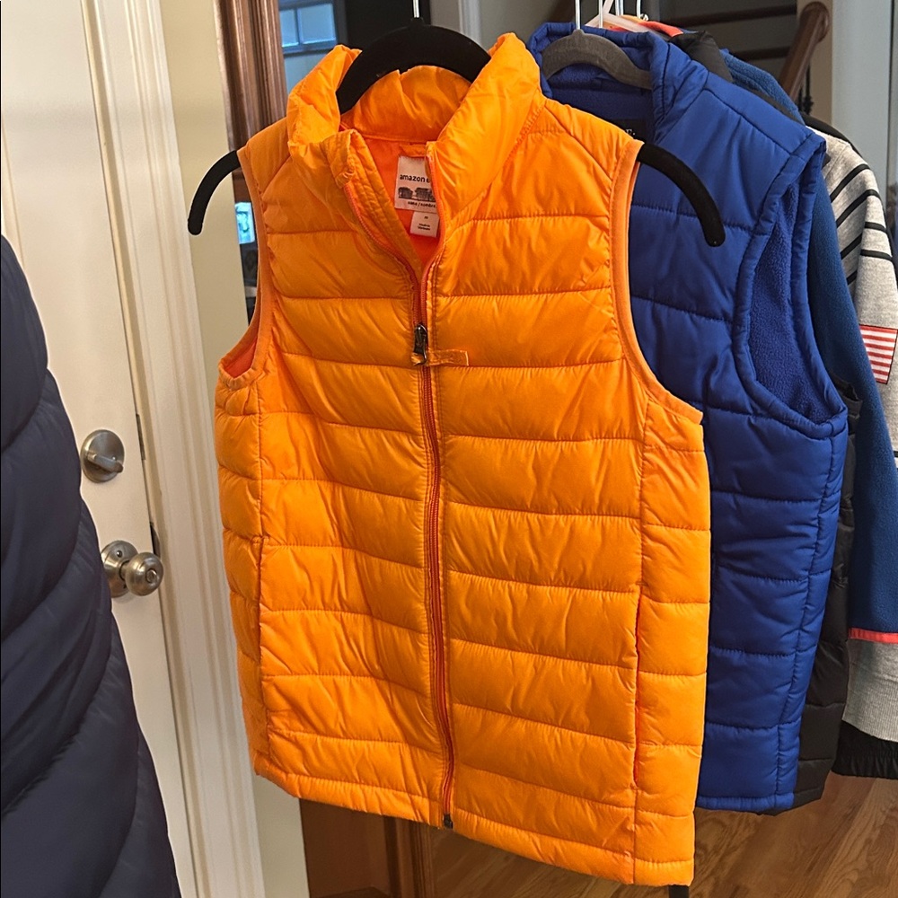 Amazon Essentials Bright Orange Vest size M